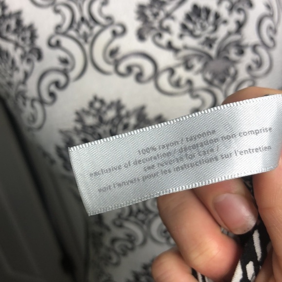 Lorimer Black White Aztec Print Strappy Dress S - Picture 7 of 7